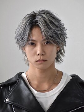 アビー(ABEY) ローライトカラー/センターパート/長岡