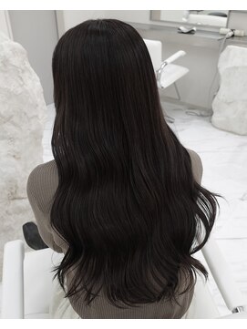 イオエ 表参道(ioe) 暗髪/ラベンダーグレージュ／透明感カラー/髪質改善/縮毛矯正