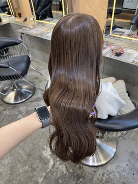 ロンド 表参道店(Lond) ココアベージュ/小顔/オリーブグレー/髪質改善/縮毛矯正