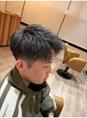 ツーブロックショート