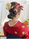 卒業式ヘアセット