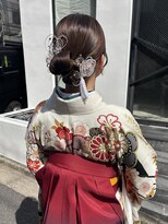 オニキス(ONYX)&nbsp;C120袴着付けカチモリヘアセット振袖着付け韓国レイヤーカット