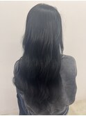 黒髪ロング
