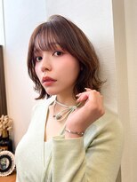 ロンドアベニール 北千住(Lond avenir)&nbsp;レイヤーボブ/ミルクティーベージュ/髪質改善/顔周り/北千住