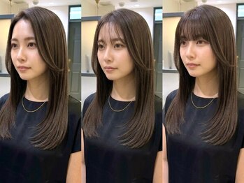 プリマ アンジュ 中目黒店(PRIMA ange)の写真/前髪・顔周り・おくれ毛を操り、小顔に見せたり雰囲気を変える似合わせ技術で変身♪アレンジの時も◎
