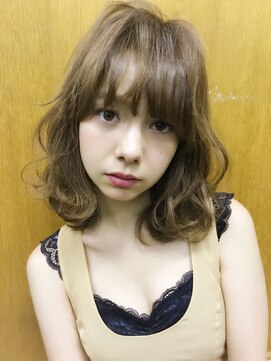 クーエフー(coo et fuu) デジタルパーマでとろみ感MAXミディアム♪藤沢 アッシュベージュ