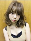 デジタルパーマでとろみ感MAXミディアム♪藤沢 アッシュベージュ