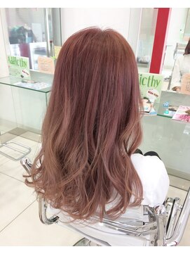 デザイン フォー ヘアー グランツ プロデュース バイ ヒス(Design for hair GRAnt'z) ピンクグラデーション