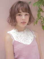 バイオレット 表参道店(Violet) 新常識！顔周りに落ちる毛は計算済み♪ゆるふわボブにプラスして