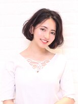 ヘナ ファクトリー 十条店 キュートなゆるふわボブ
