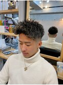王道アップバング