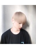 シルエットマッシュ　ホワイトミルクティー