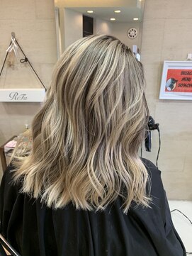 プライズ 池袋店(prize) ことりベージュウォーターフォールあざといダブルバング2097