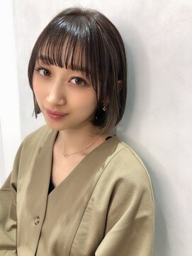 グレープ バイン(GRAPE VINE) インナーハイライトのミニボブ【Grape vine 新小岩】