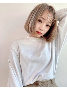 ウィル 横浜(WILL) 【WILL】王道グレージュ切りっぱなしボブ