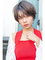 クラン(clan) ネオウルフ#ココアブラウン大人かわいいフリンジウェーブ