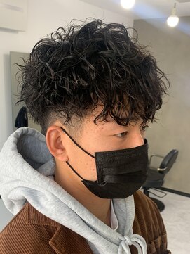 エルマーク(L-MARK) マッシュスパイラルパーマツイストスパイラル波巻きメンズ