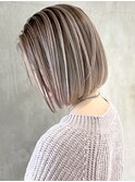 コントラストボブ_外ハネボブセクションカラー_ba323871