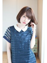 アリエス美容室南富山店&nbsp;30代40代50代☆ナチュラルフレンチボブ☆ワンカール