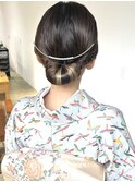 【中井千佳】お着物ヘアアレンジ♪