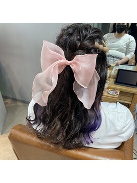 ロア 福岡天神本店(LORE) ライブヘアセット