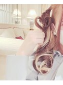 ハートヘアアレンジ