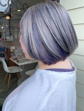 ヘア メイク ココ(hair make coco) ホワイトCOLOR