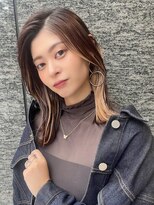 メイカ(MEIKA)&nbsp;”韓国風艶ブラウン×インナー”　なかもと はな