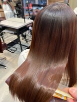アディクト 東陽町西口(addict)&nbsp;髪質改善カラー＿ミルクティーブラウン＿ロング［東陽町］