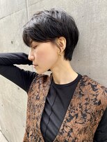 ハルキ ミナト ジャパン オオサカ(HARUKI MINATO japan OSAKA)&nbsp;40代50代小顔似合わせカットくびレイヤーエモージュ大人可愛い