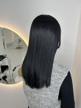 アイニ 天王寺アポロ店(aini) 髪質改善・天使の艶カラーエステ/ブルーブラック[天王寺/阿倍野]
