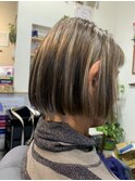 切りっぱなしボブ