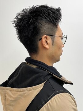 ラギッド 大野城店(RUGGED) アップバング　ビジネスショート　刈り上げツーブロック