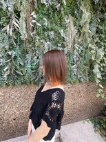 ノーブルヘアー(NOBLE HAIR)&nbsp;ボブレイヤー×インナーオレンジ