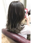 くびれウルフバング/似合わせパーマ/30代40代50代