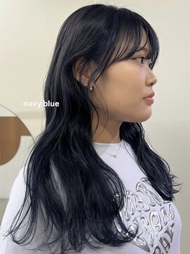 ニール 名古屋 伏見 丸の内(NEELU) 【Neelu_scuro_conoka】深めのネイビーブルー