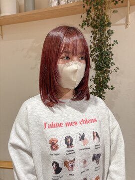 ゼスト 中野店(ZEST) 【ZEST中野/中嶋一華】こっくりオレンジレッドカラー/中野