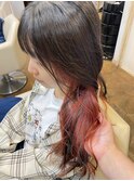 インナーカラー☆レッド