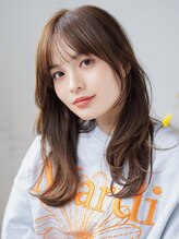 ファーレ ツルミ(Fare tsurumi) レイヤー フェミニンロング メルティーカラー 似合わせカット