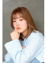 ドルセプラタ(Dulce plata)&nbsp;暖色ベージュカラーくびれレイヤーカット