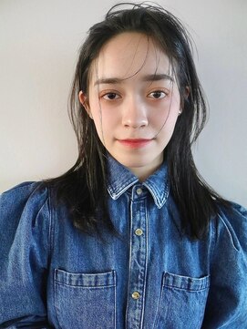 アルテフィーチェ 梅田(artefice) マッシュウルフシースルーマッシュタッセルボブミニウルフカット