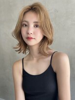 ロイジー(roijir) エアリーウルフボブ × シアーベージュ