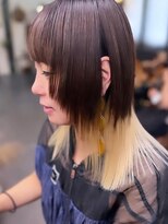 ミムデオム(MIMU de HOMME)&nbsp;ロングレイヤー×ブリーチ