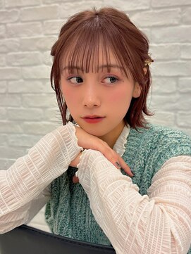 サロウィン 熊本上通り店(SALOWIN) 熊本　ボブアレンジ　チョコレートブラウン　ミニボブ　Arisa.