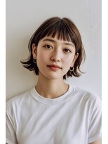 クロス(CROSS)&nbsp;軽やか外ハネ×柔らかショートボブ【東近江】