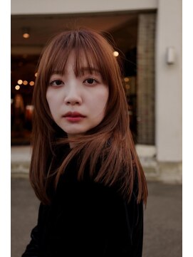 ファルファラ(farfara) 【farfara】レイヤー＋髪質改善ストレート（森若竜