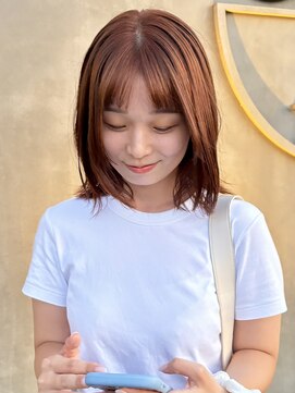 アン アイズ(ann EYES) ブリーチなし/ダブルカラー/オレンジブラウン/20代30代40代