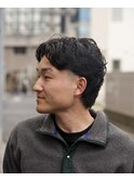 海外センターパートニュアンスパーマ