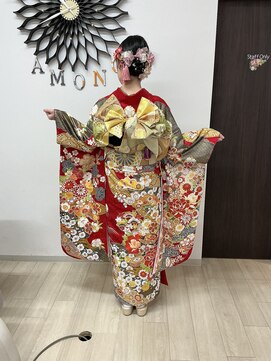 アマング ヘアーセット着付け