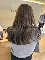 ローレン(LOREN)&nbsp;透明感髪質改善ベージュダブルカラーミルクティーグレージュ